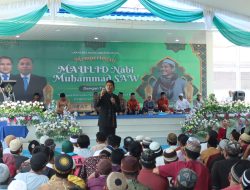 Peringati Maulid Nabi, Warga Binaan Lapas Labuhan Ruku Meriahkan dengan Hadroh dan Puisi Islami.