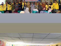 Mahasiswa KKN Universitas Asahan Bagikan Sembako dan Santunan Yatim di Desa Mangkai Baru