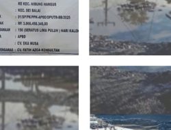 Batu Bara Tidak Baik-Baik Saja Angaran 3,866 Milyar Pembangunan Ruas Jalan Kec.Nibung Hangus di Duga Tidak Selesai Masi Ada Yang Tersisa Jalan Yang Rusak