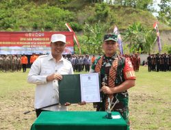 Dukung TMMD di Desa Gunungtelu, Pemkab Cilacap Gelontorkan Anggaran Rp500 juta