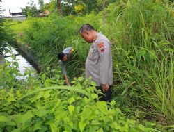 Polresta Cilacap Bersama  Dinas Pengelolan Sumber Daya Air Berkolaborasi dengan Masyarakat Atasi Banjir di Sidakaya*