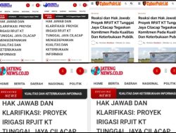 Ada-ada Saja Berita Counter Malah di duga Menyesatkan Publik, Terkait Berita Proyek Dinas Pertanian Kabupaten Cilacap 