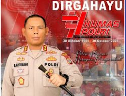 Kapolres Simalungun Ucapakan Selamat Hari Jadi ke 74 Humas Polri ,Usung Tema “Polisi Humanis Harapan Masyarakat 