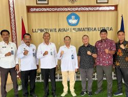 Lapas Labuhan Ruku dan UMMAS Lakukan Audiensi ke LLDikti Sumut Bahas Program Kuliah bagi Warga Binaan.