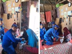 Ditpolairud Polda Sumut Unit Markas Batubara.Beri Bantuan Kepada Anak Yatim Dan Kaum Duapa.