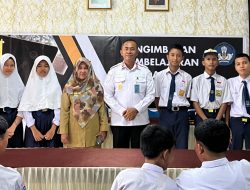 Generasi Muda Bersih Narkoba, Kalapas Labuhan Ruku Lakukan Penyuluhan di SMP Negeri 1 Tanjung Tiram.