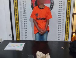 Saat Bubarkan Balap Liar, Polsek Serbelawan Amankan Pelajar 15  Tahun  Memiliki Jenis Sabu Dan Ganja.