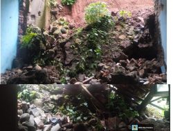 Tanah Bergerak di Desa Padangjaya Cilacap, Puluhan Rumah Warga Terdampak