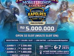 Hitari Boemi Coffee Space Gelar Mobile Legends Tournament Piala Bergilir Kapolres Pematangsiantar, Total Hadiah Rp 5 Juta*