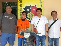 Tak Ada Ampun Pelaku Curanmor Diringkus , Kapolsek Perdagangan. 