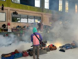 Antisipasi DBD, Lapas Labuhan Ruku Laksanakan Fogging di Blok Hunian