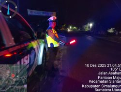 Blue Light Patrol Sat Lantas Polres Simalungun Sapu Jalur Malam, Tertibkan Lalu Lintas dan Tekan Aksi Kejahatan Jalanan*
