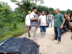 Bupati Batu Bara bersama DPRD Provsu Tinjau Bendung Sungai Dalu-Dalu*
