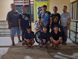 Geng Remaja Gasak Motor CBR Korban yang Dianiaya, Tiga Pelaku Berhasil Diringkus Polsek Perdagangan 