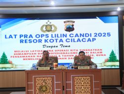 *Polresta Cilacap Gelar Latpra Operasi Lilin Candi 2025*