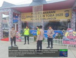 Kasat Samapta Polres Simalungun Cek Langsung 5 Pos Lilin Toba 2025: “Situasi Aman, Lalu Lintas Lancar!”