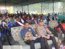 Kapolsek Perdagangan Hadiri Natal Oikumene Bandar Huluan, Ikut Doakan Korban Bencana Sumut, Sumbar, dan Aceh