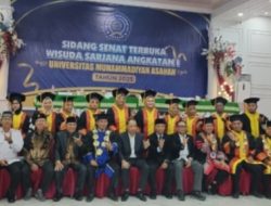 Kalapas Labuhan Ruku Hadiri Sidang Senat Terbuka Wisuda Sarjana Angkatan I Universitas Muhammadiyah Asahan