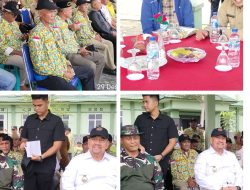 Acara Pelatihan Belah Negara Dan Bencana Alam/Gem Kara di Lapangan Bola Kaki Yonif 126 Kec.Sei Balai