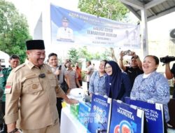 TBupati Batubara H.Baharuddin Siagian SH,M.Si dan Wakil Bupati Batubara Syafrizal SE,M.AP (Bahagia-