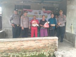 Minggu Kasih Polres Simalungun: Polsek Tanah Jawa Salurkan Sembako kepada Warga Kurang Mampu