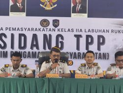 Pastikan Objektif dan Transparan, Sidang TPP Evaluasi Pembinaan Warga Binaan