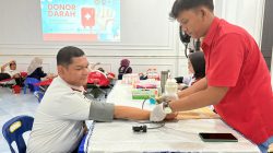 Lapas Labuhan Ruku Gelar Donor Darah Bersama PMI Batu Bara Dalam Rangka Bakti Sosial
