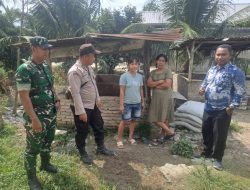 Bhabinkamtibmas Polsek Bosar Maligas Sambangi Peternak Babi, Ajak Jaga Kebersihan Demi Kenyamanan Bersama