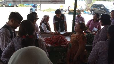 Jelang Ramadan, Polres Simalungun Cek Harga Sembako di Pasar Perdagangan