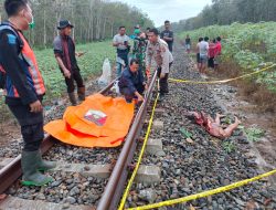 Reaksi Cepat Polres Simalungun Tangani Warga Tertabrak Kereta Api di Jalur Rel Dolok Merangir