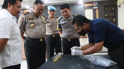 Mendadak Diperiksa, Seluruh Personel Polresta Cilacap Jalani Tes Urine*