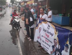 Tebar Kebajikan, DPC PSI Gandrungmangu Berbagi Ratusan Takjil Gratis 