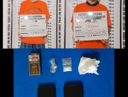 Polres Pematangsiantar Berhasil Amankan Dua Pemuda Miliki 2 Paket Sabu 