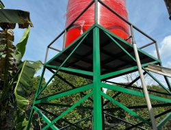 *Satgas TMMD Gerak Cepat Pasang Pipa Tandon Sumur Bor, Air Bersih Segera Dinikmati Warga Nagori Limag*