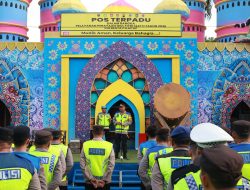 *Jaga Kondusifitas Malam Takbir, Polresta Cilacap Maksimalkan Pengamanan Humanis*