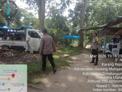 Polsek Bangun Perketat Pengamanan Objek Wisata Jelang Lebaran, Antisipasi Curanmor dan Kejahatan**