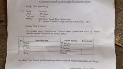 DIDUGA KEPALA DESA SIMANDULANG KECAMATAN KUALUH LEIDONG AMBIL KEUNTUNGAN DARI BANTUAN REHAB RUMAH DANA DESA 2025