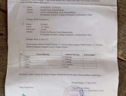 DIDUGA KEPALA DESA SIMANDULANG KECAMATAN KUALUH LEIDONG AMBIL KEUNTUNGAN DARI BANTUAN REHAB RUMAH DANA DESA 2025