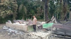 Diduga Korsleting Listrik, Satu Unit Rumah di Raya Kahean Hangus Terbakar