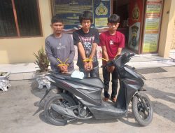 Kerja Keras Polsek Bangun Berbuah Hasil, Tiga Pelaku Curanmor Dibekuk dalam Waktu Singkat