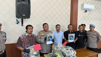 *Polresta Cilacap Ungkap Kasus Mayat Pria Terlakban di Sungai, Dua Pelaku Ditangkap Satu DPO*