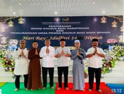 Khidmat dan Penuh Makna, Lapas Labuhan Ruku Gelar Sholat Idul Fitri Bersama Warga Binaan dan Petugas