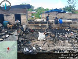 Hadir di Tengah Duka Warga, Polsek Dolok Pardamean Gerak Cepat Tangani Kebakaran Empat Rumah — Polri Tidak Pernah Absen Untuk Masyarakat