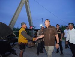 *Pastikan Kesiapan Tepat Sasaran, Bupati Baharuddin Tinjau Lokasi Pembangunan Kampung Nelayan Merah Putih*