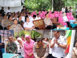 ​Wujudkan Konektivitas Desa, Kapolres Cilacap Resmikan Jembatan Merah Putih di Gandrungmangu.