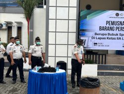 KOMITMEN TERTIBKAN SARANA PENGAMANAN, LAPAS LABUHAN RUKU HAPUS SPRAY BUBUK MERICA 
