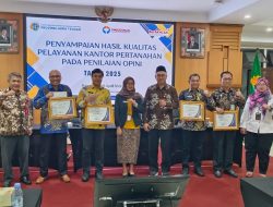 Kantah Cilacap Raih Penghargaan Layanan Predikat ‘Sangat Baik’ dari Ombudsman