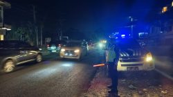 Kanit Gakkum Sat Lantas Pimpin Bluae Light Patrol Malam di Jalur Siantar Parapat ,Tegas Antisipasi Balap Liar dan Begal 