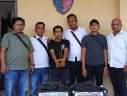 *POLSEK TANAH JAWA POLRES SIMALUNGUN BERHASIL UNGKAP KASUS PENCURIAN DI GEREJA*