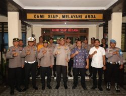 *Kapolresta Cilacap Cek Kesiapsiagaan Personel di Polsek Distrik Majenang*
